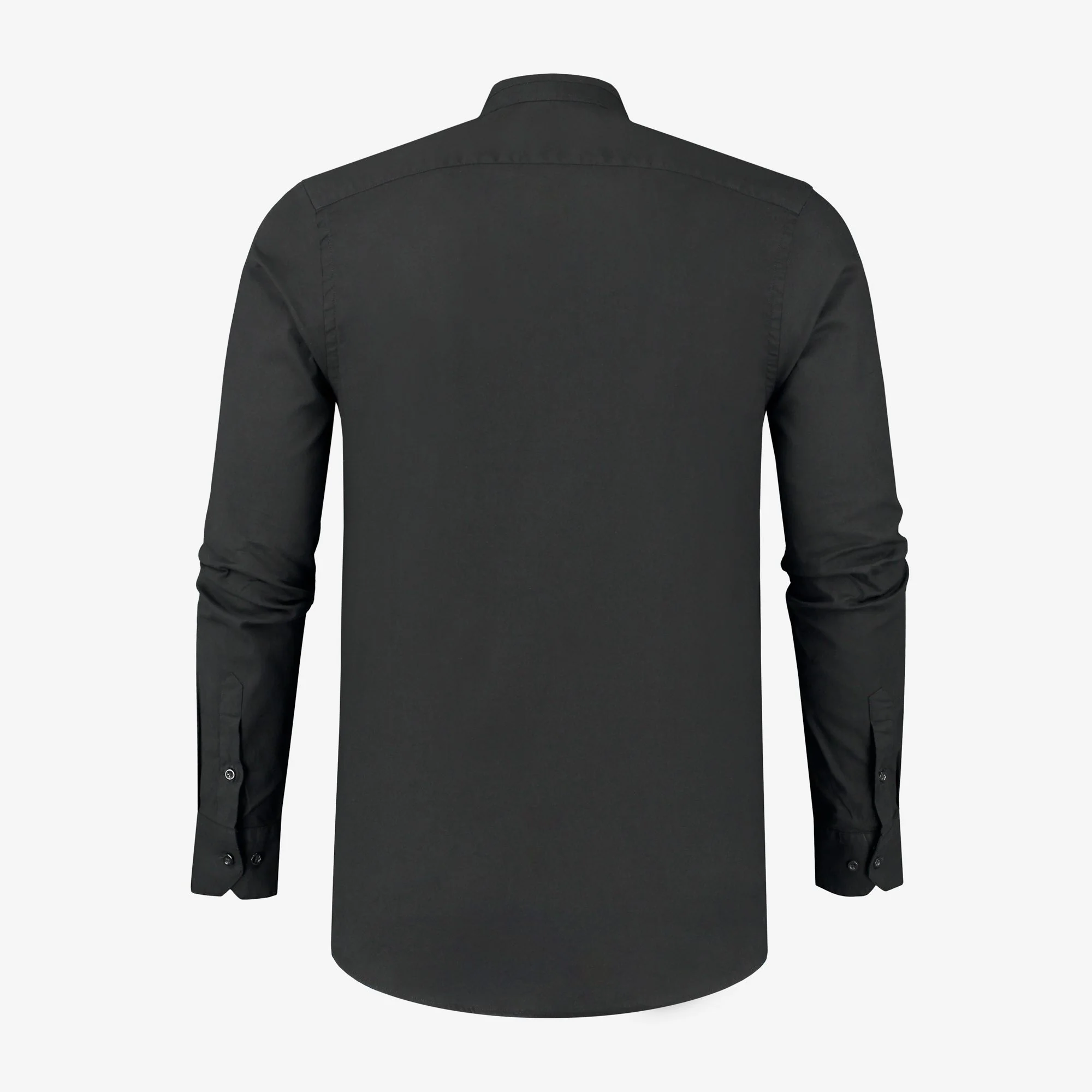 MANDARIN SHIRT BLACK - Image 3