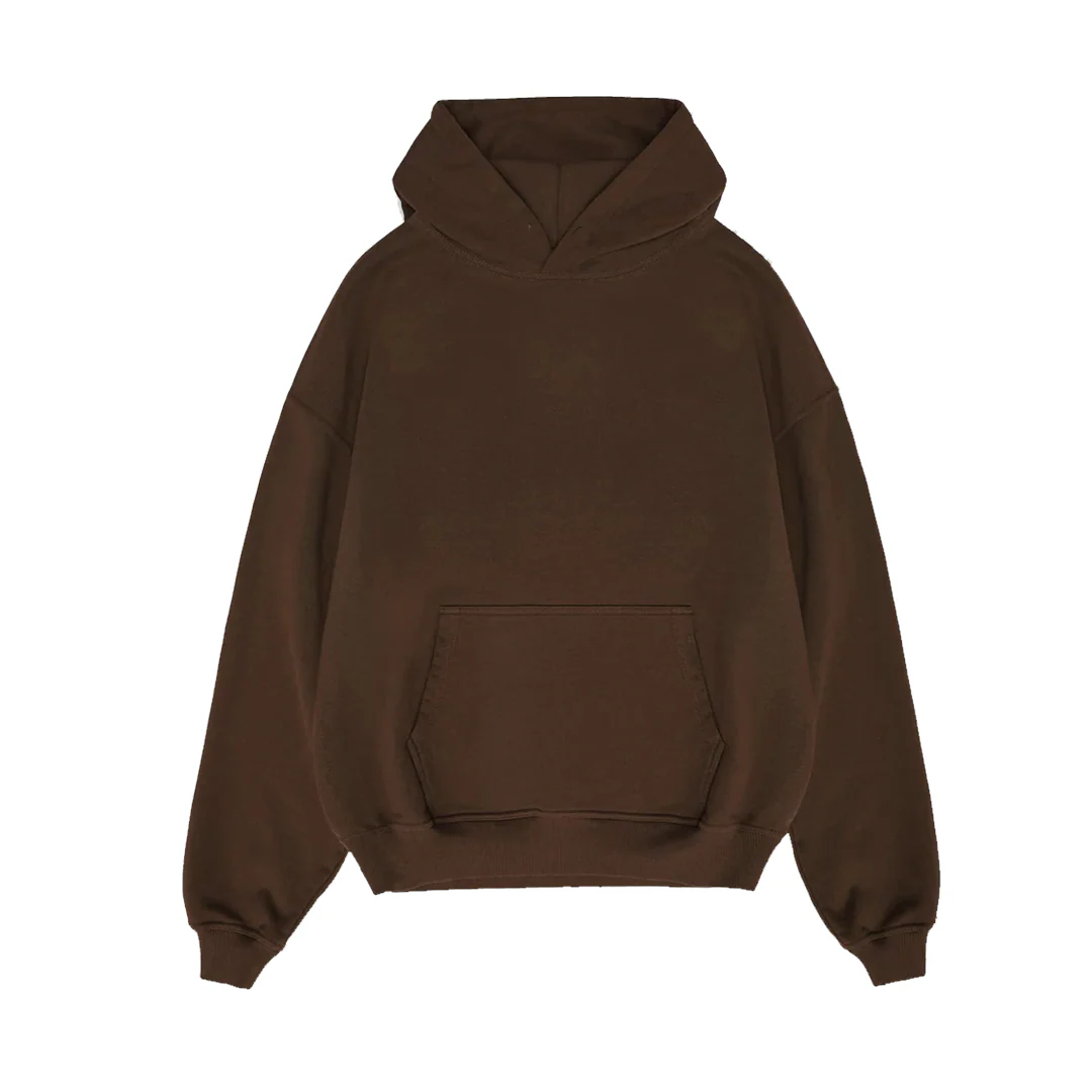 RK BLANK HOODIE COFFEE OVERSIZED - Image 4
