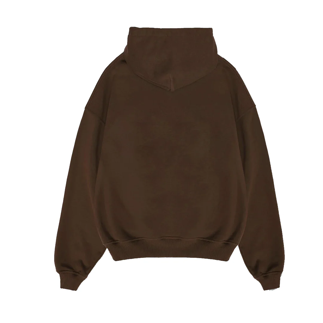 RK BLANK HOODIE COFFEE OVERSIZED - Image 5