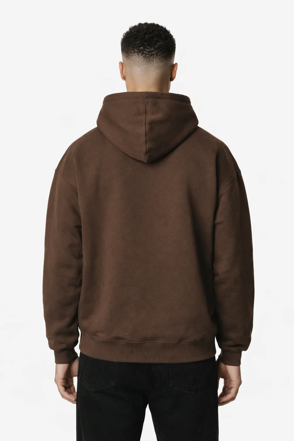RK BLANK HOODIE COFFEE OVERSIZED - Image 3