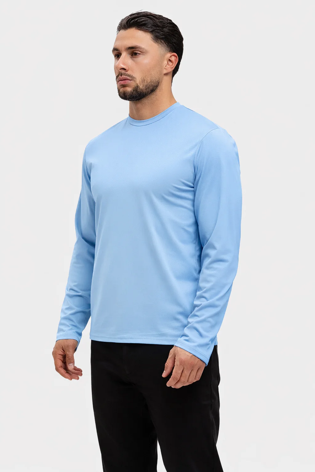 SHINY ESSENTIAL LONGSLEEVE SKY BLUE - Image 3