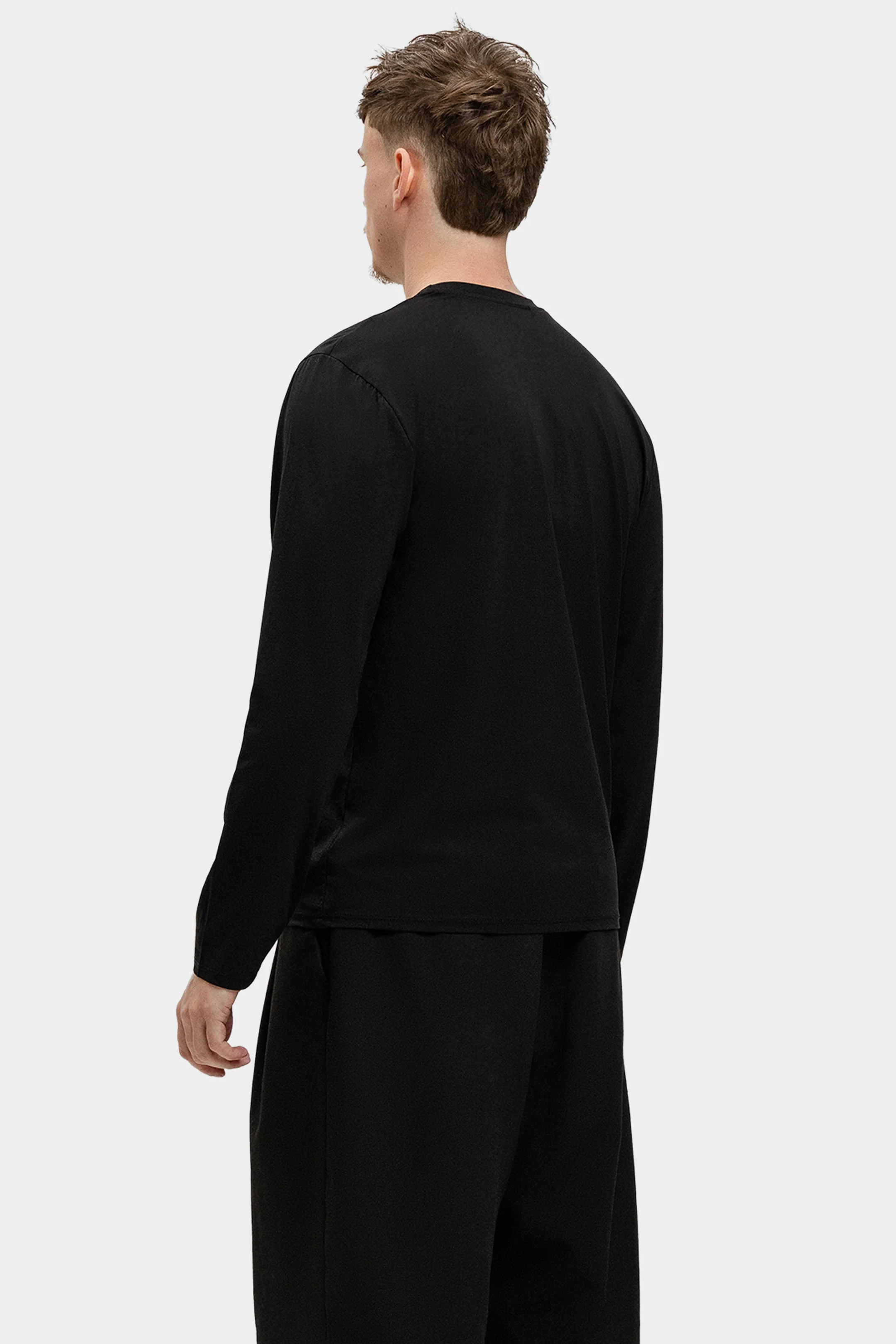 SHINY ESSENTIAL LONGSLEEVE BLACK - Image 5