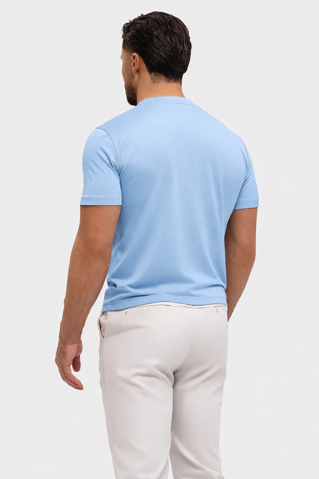 SHINY ESSENTIAL SHIRT SKY BLUE - Image 5