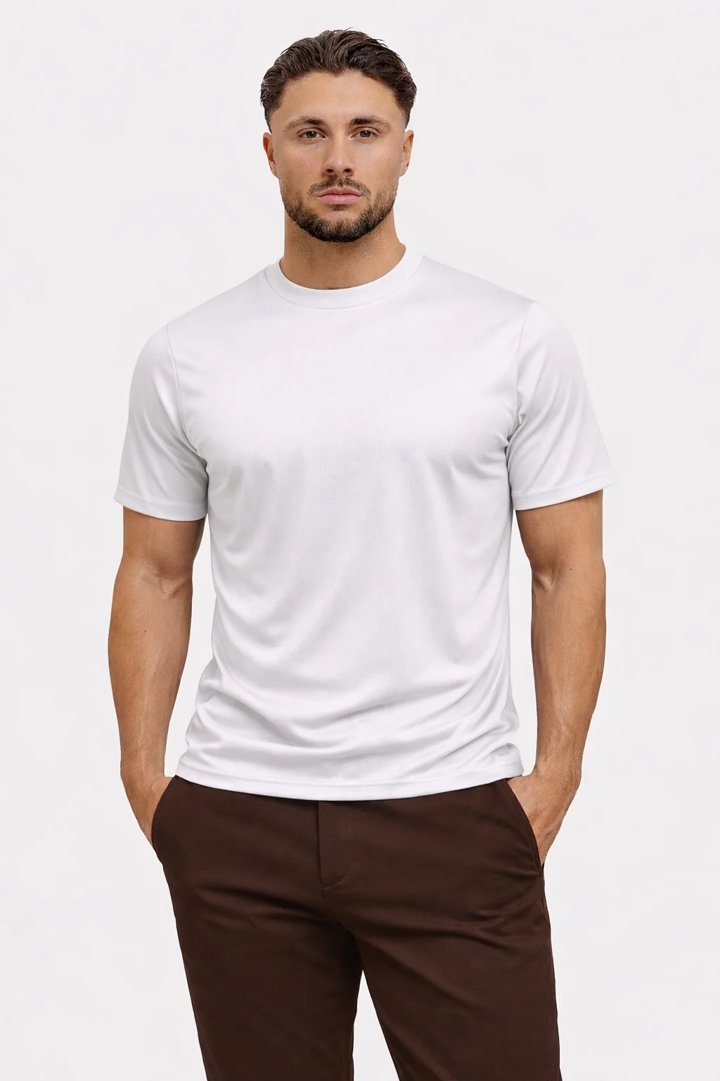 SHINY ESSENTIAL SHIRT SOFT WHITE - Image 4