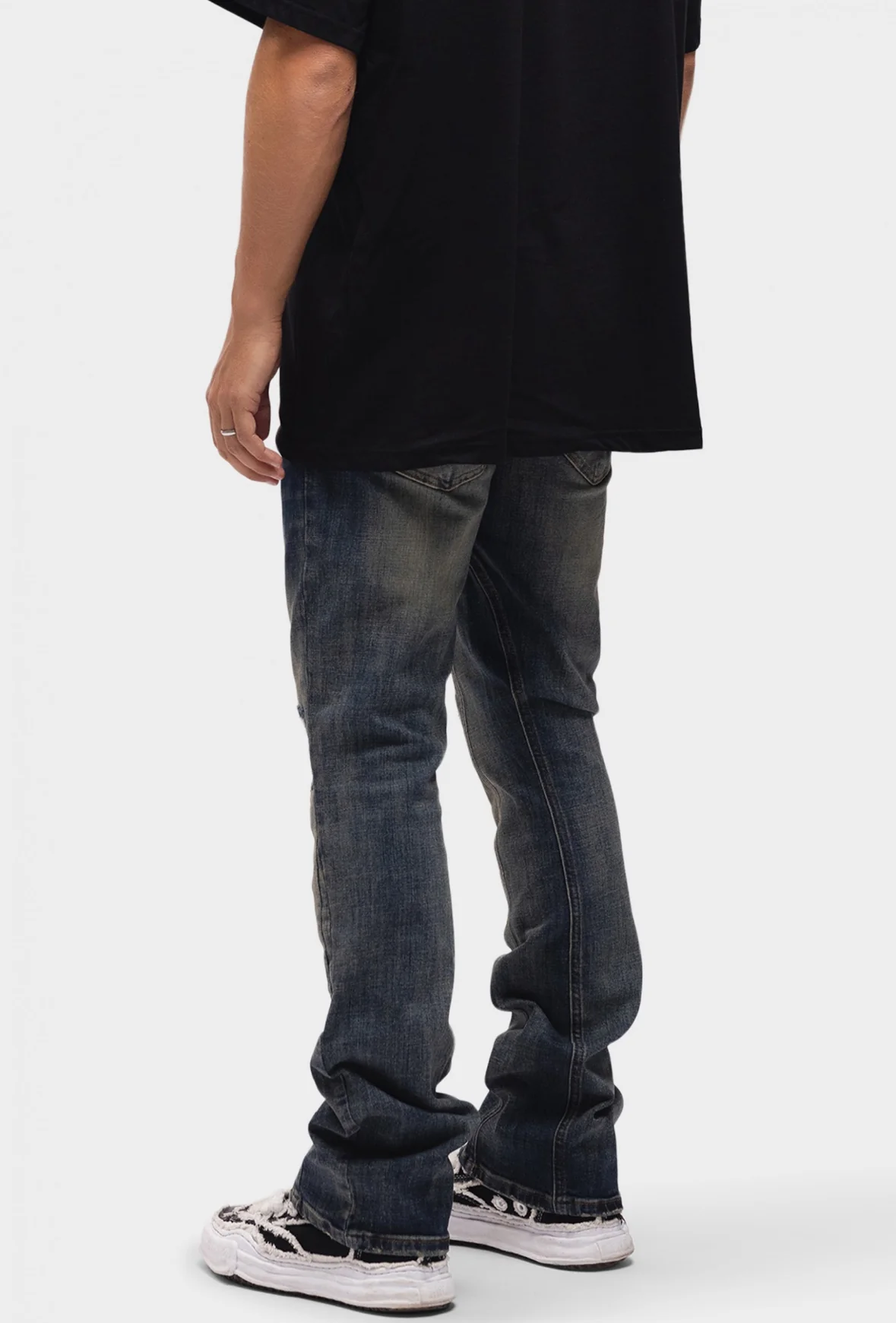 SNIT FLARED JEANS - Image 7