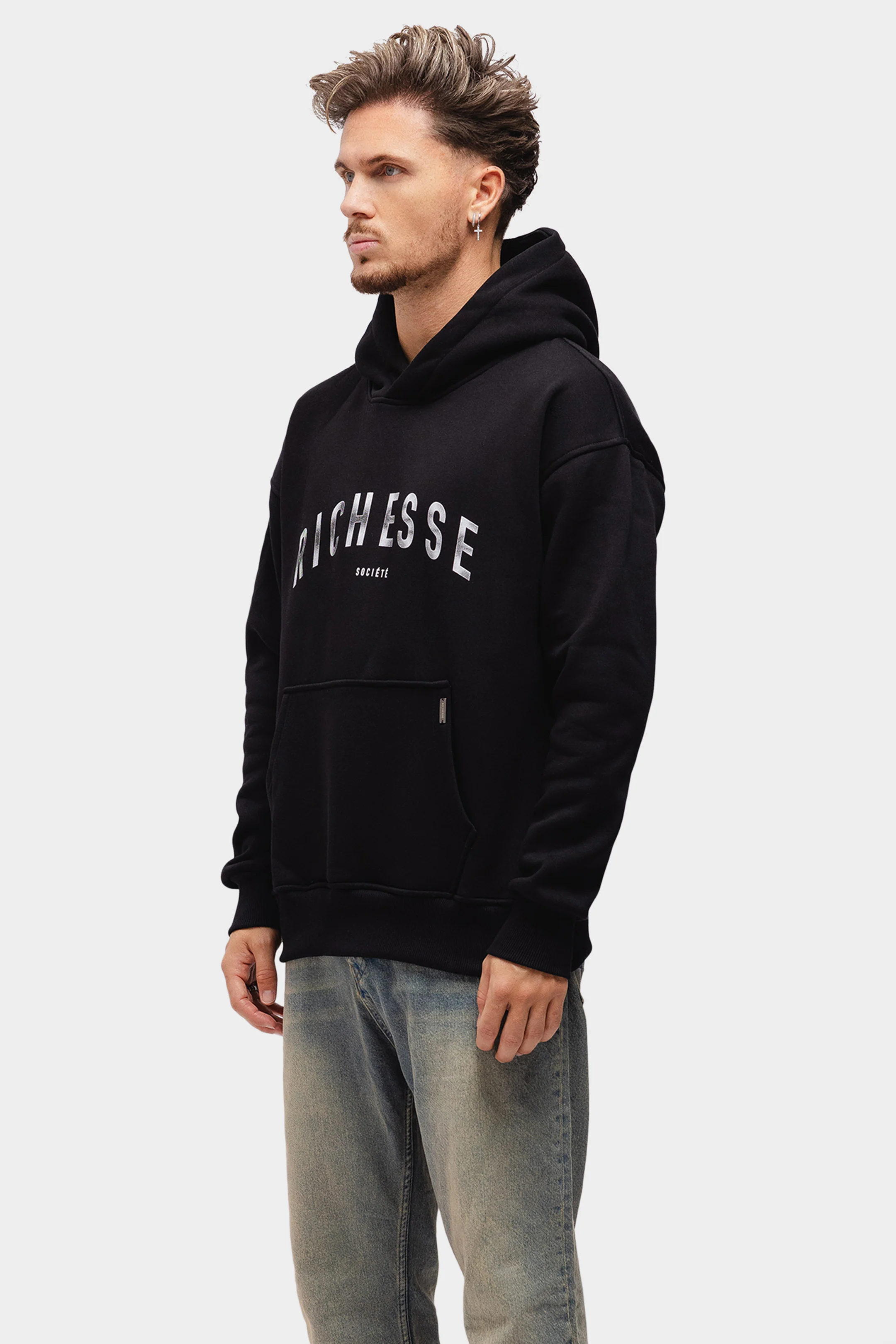 SOCIÉTÉ HOODIE BLACK - Image 3