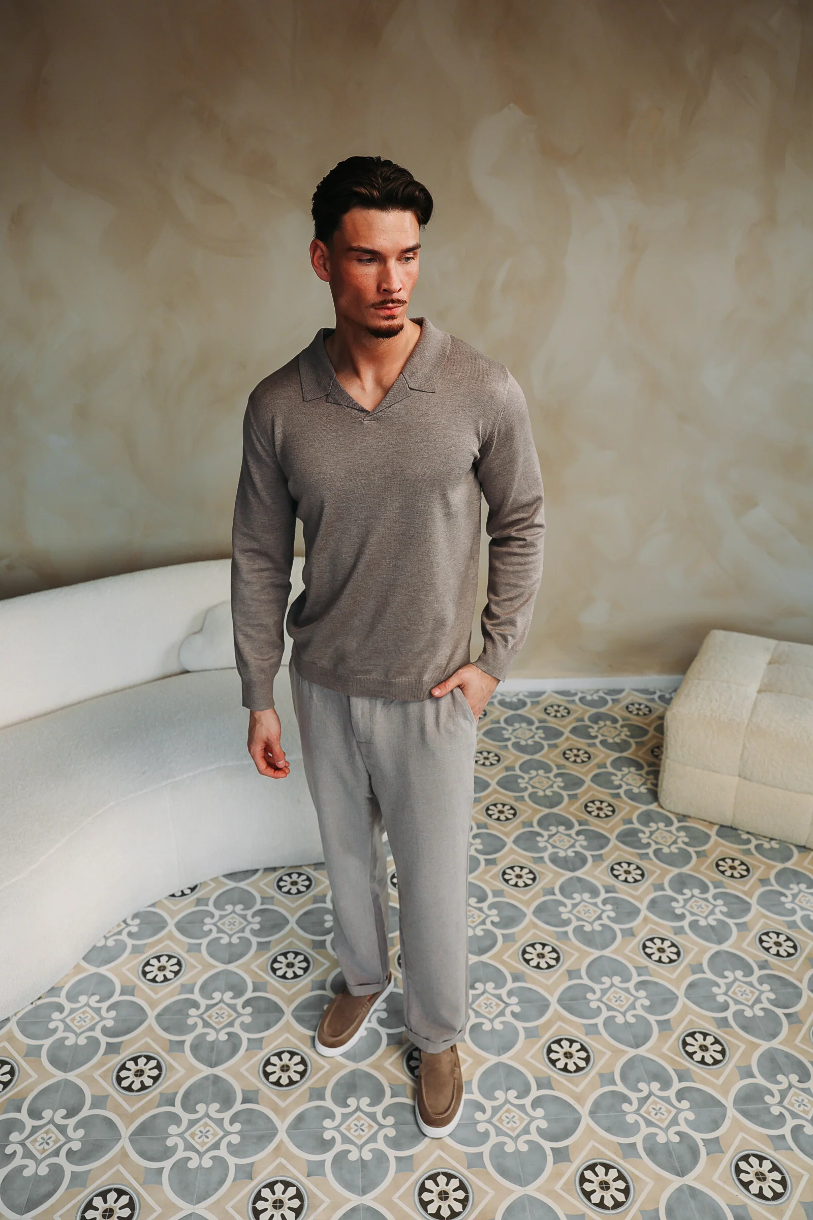 TAILERED PANTS | CREME - Image 3