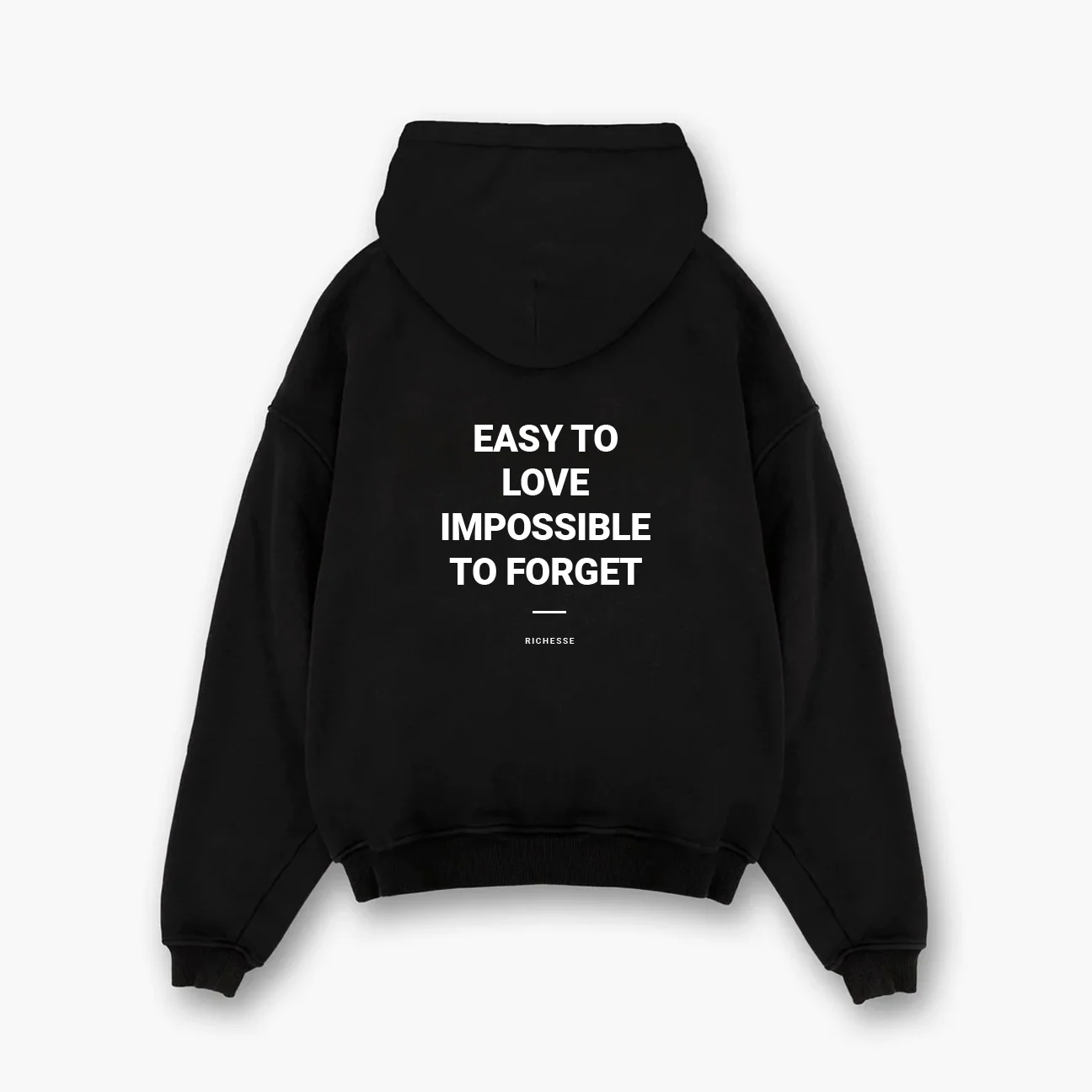 UNFORGETTABLE HOODIE BLACK - Image 3