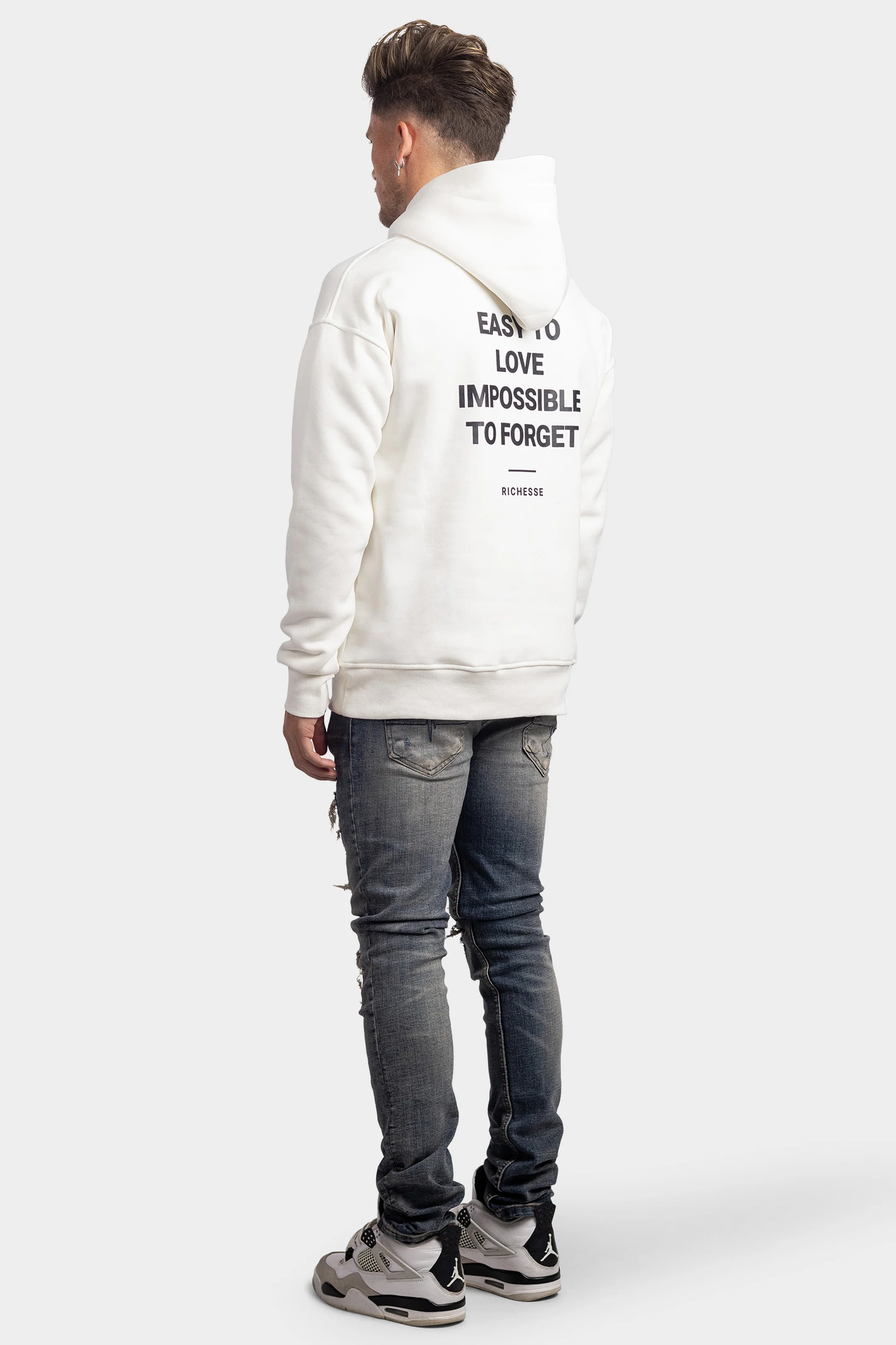 UNFORGETTABLE HOODIE WHITE - Image 3